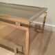 Very beautiful chrome coffee table