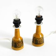 A pair of beautiful small ceramic table lamps by Cloos & Co., 1960s