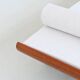 Daybed Cleopatra in white fabric by Dick Cordemeijer Auping Netherlands 1954