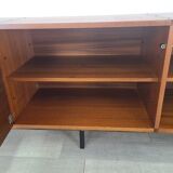 Vintage ARP sideboard in teak 1960s design Guariche Minvielle