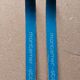 Pair of vintage wooden skis 206 cm color Blue