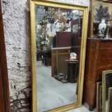 Large gilt mirror in 2 parts from the early 19th century