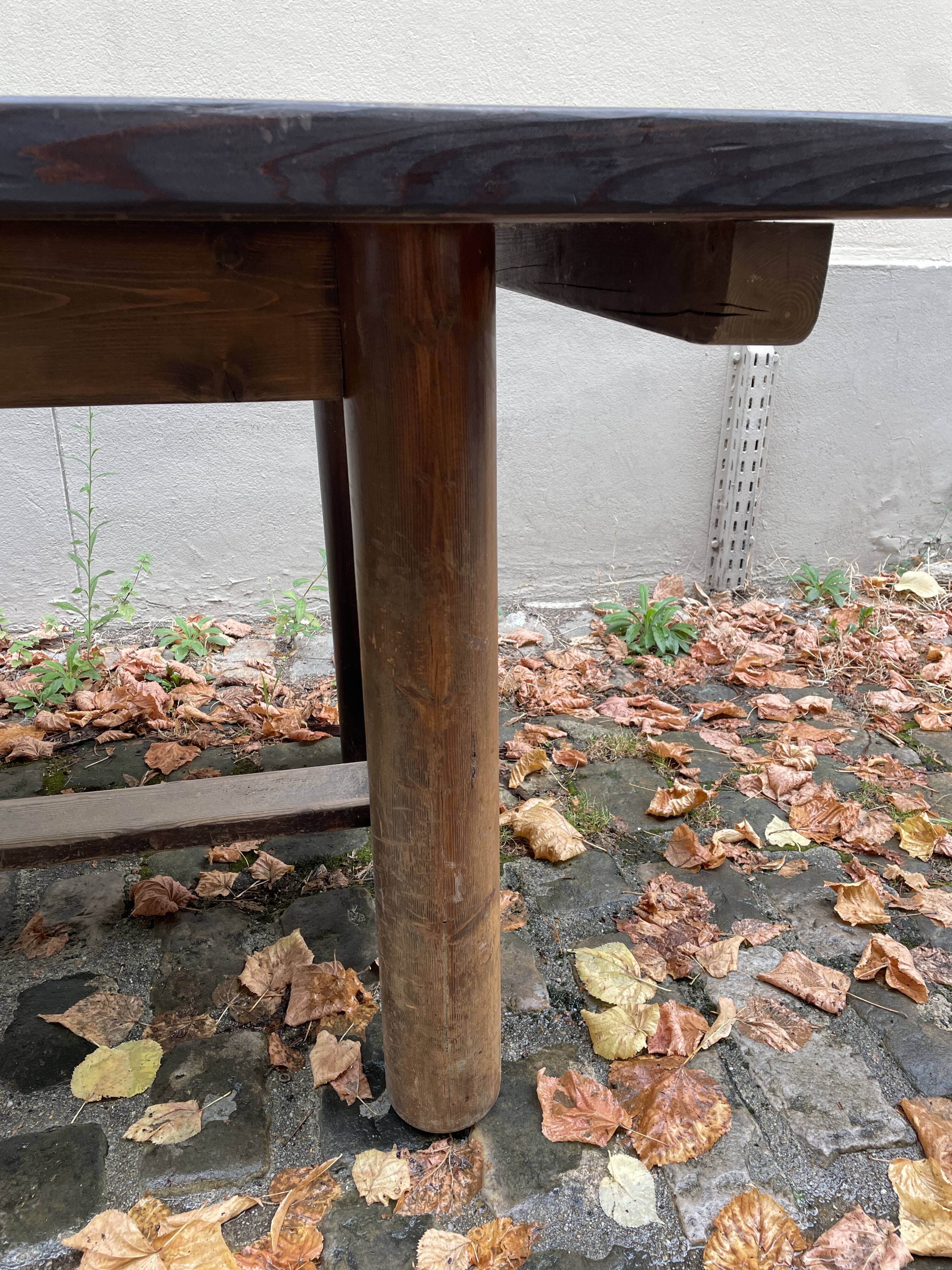 Rustic farmhouse table