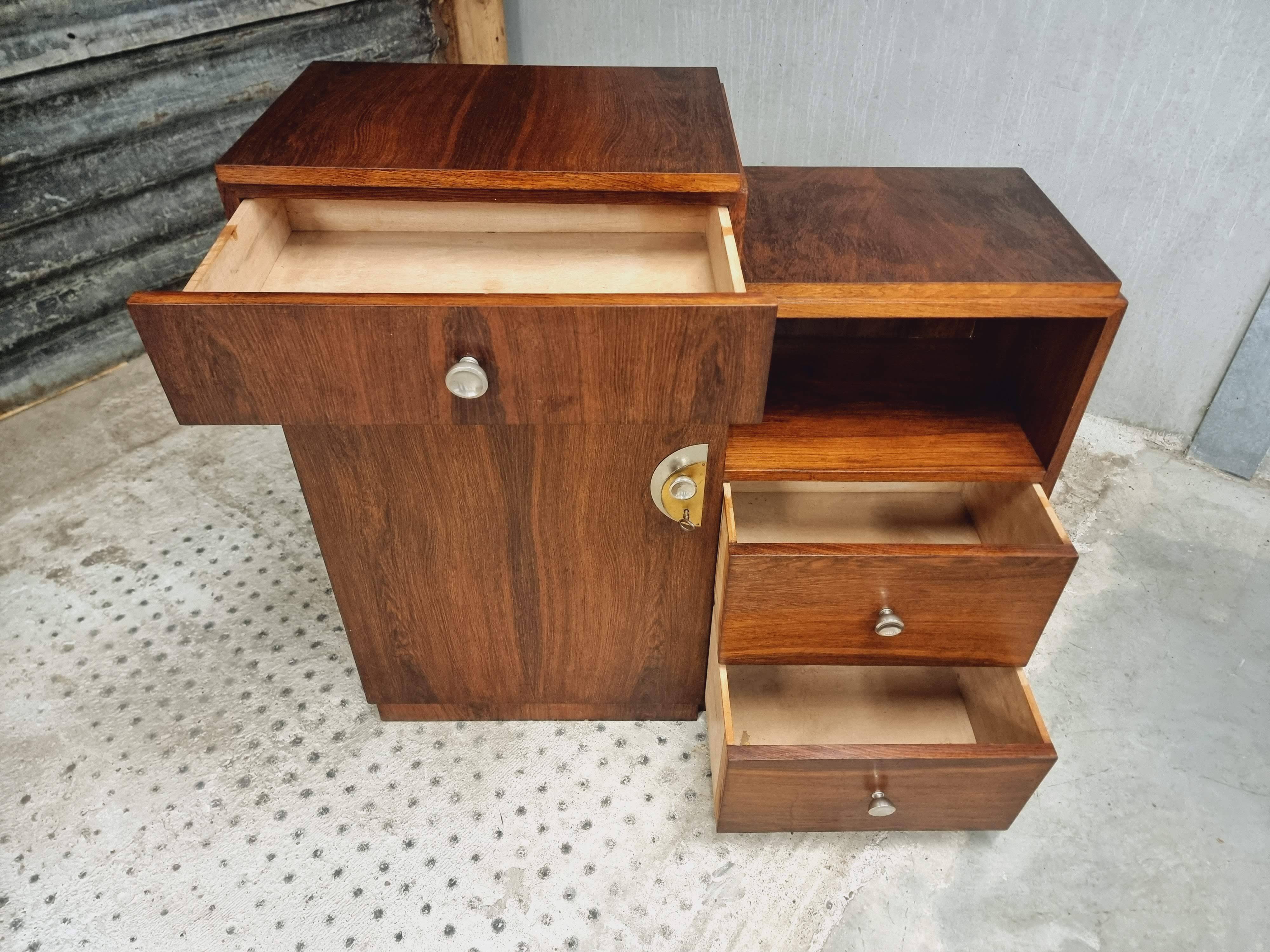 Art Deco sideboard dresser French chest of drawers rosewood