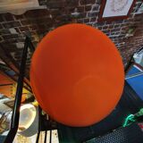 Fauteuil orange Habitat vintage par Philip Treacy
