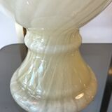 Murano glass vase on pedestal