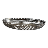 Antique silver-plated bread basket