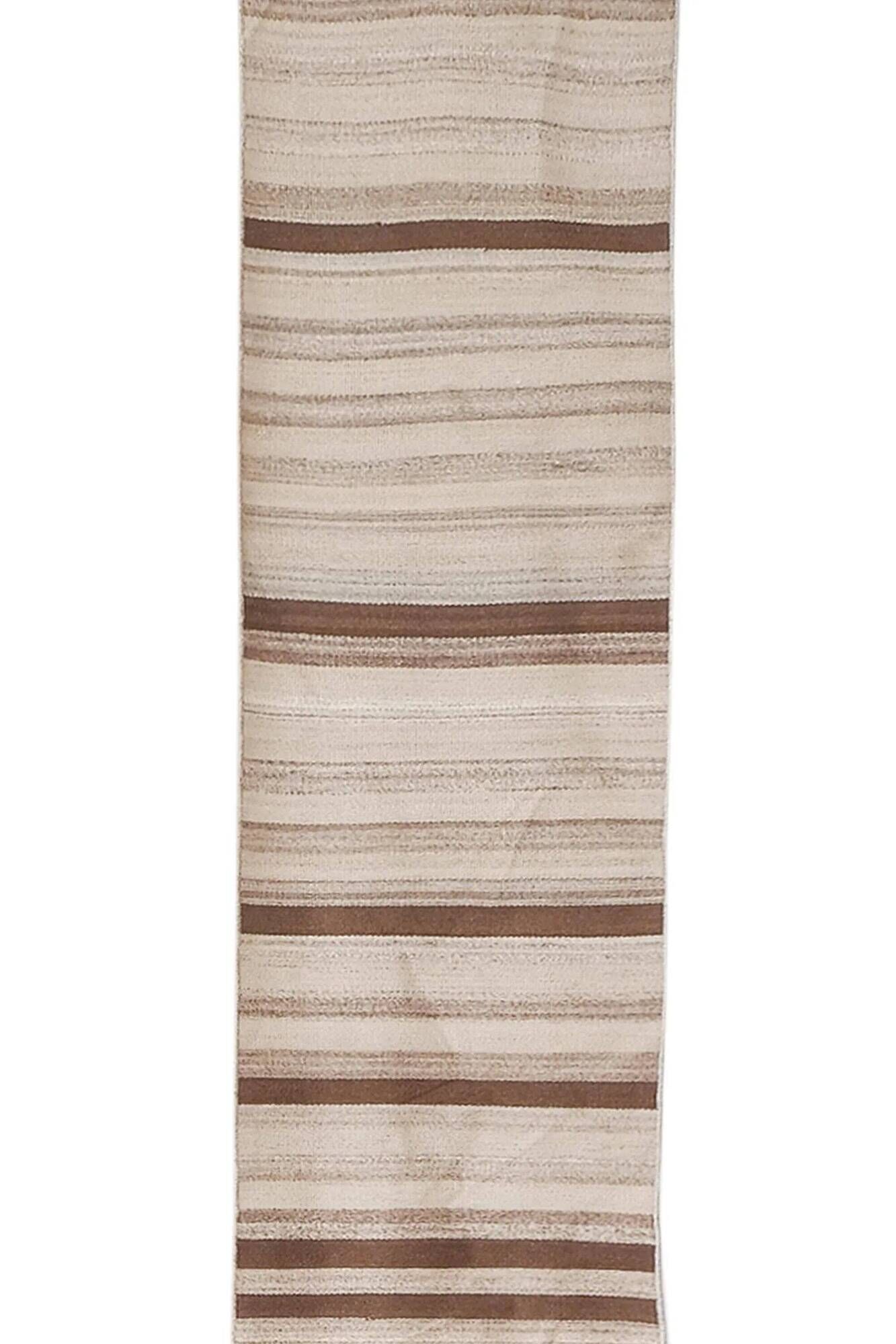 Vintage Turkish hallway rug 63x624 cm