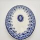 Large antique blue and white porcelain dish