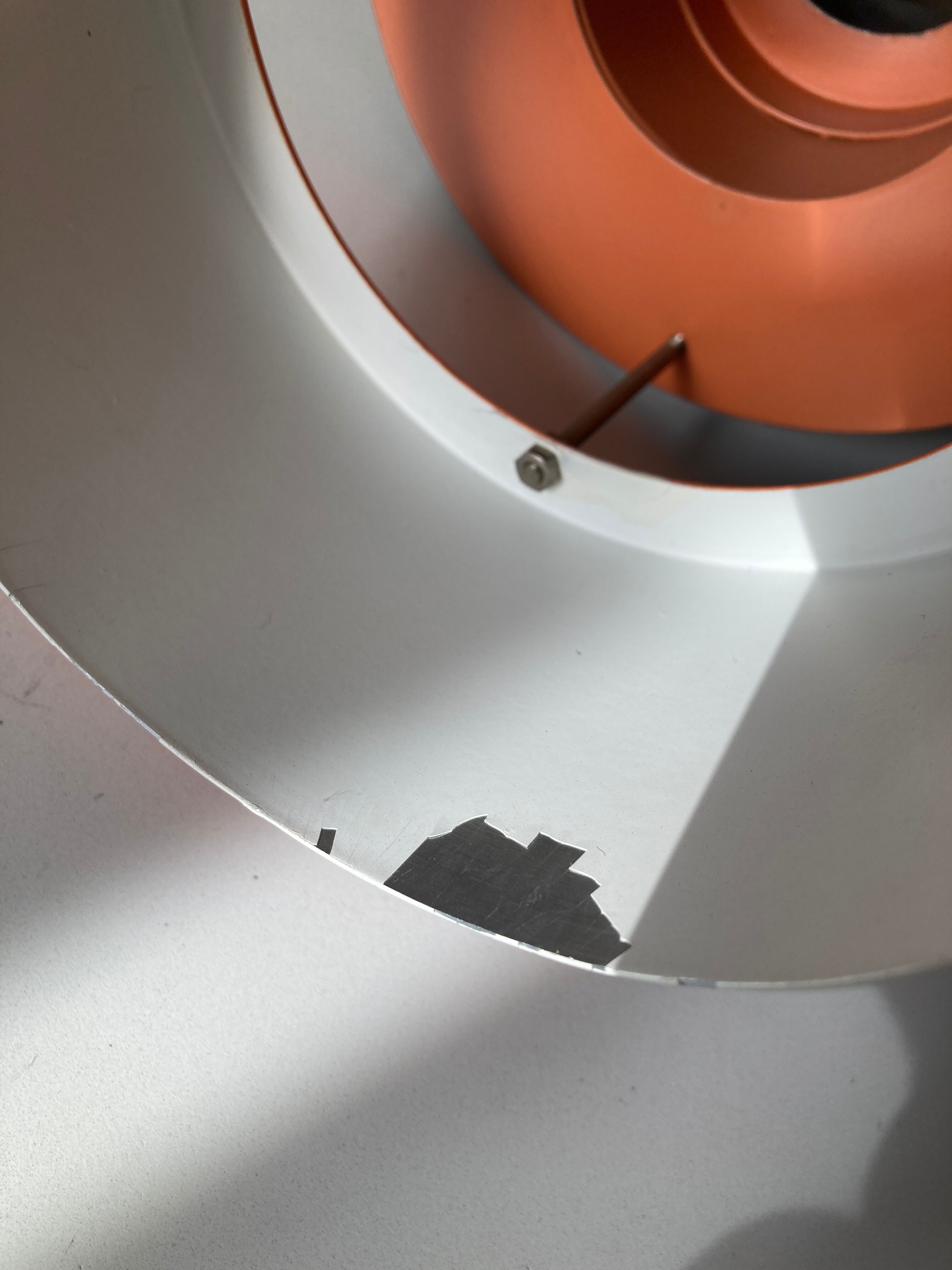 Scandinavian horn belysning pendant lamp. 1960