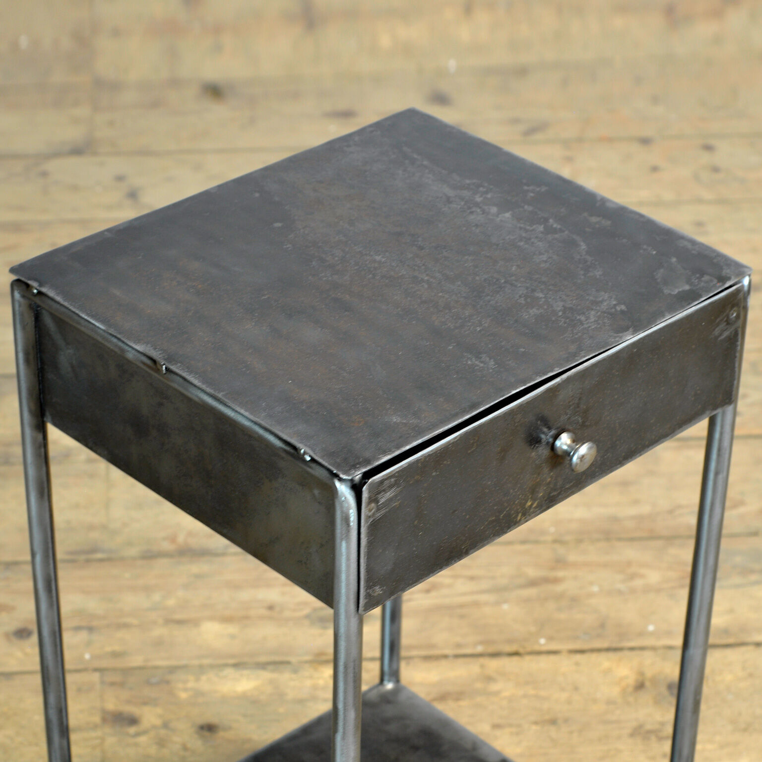 Set Iron Nightstands, 1910's