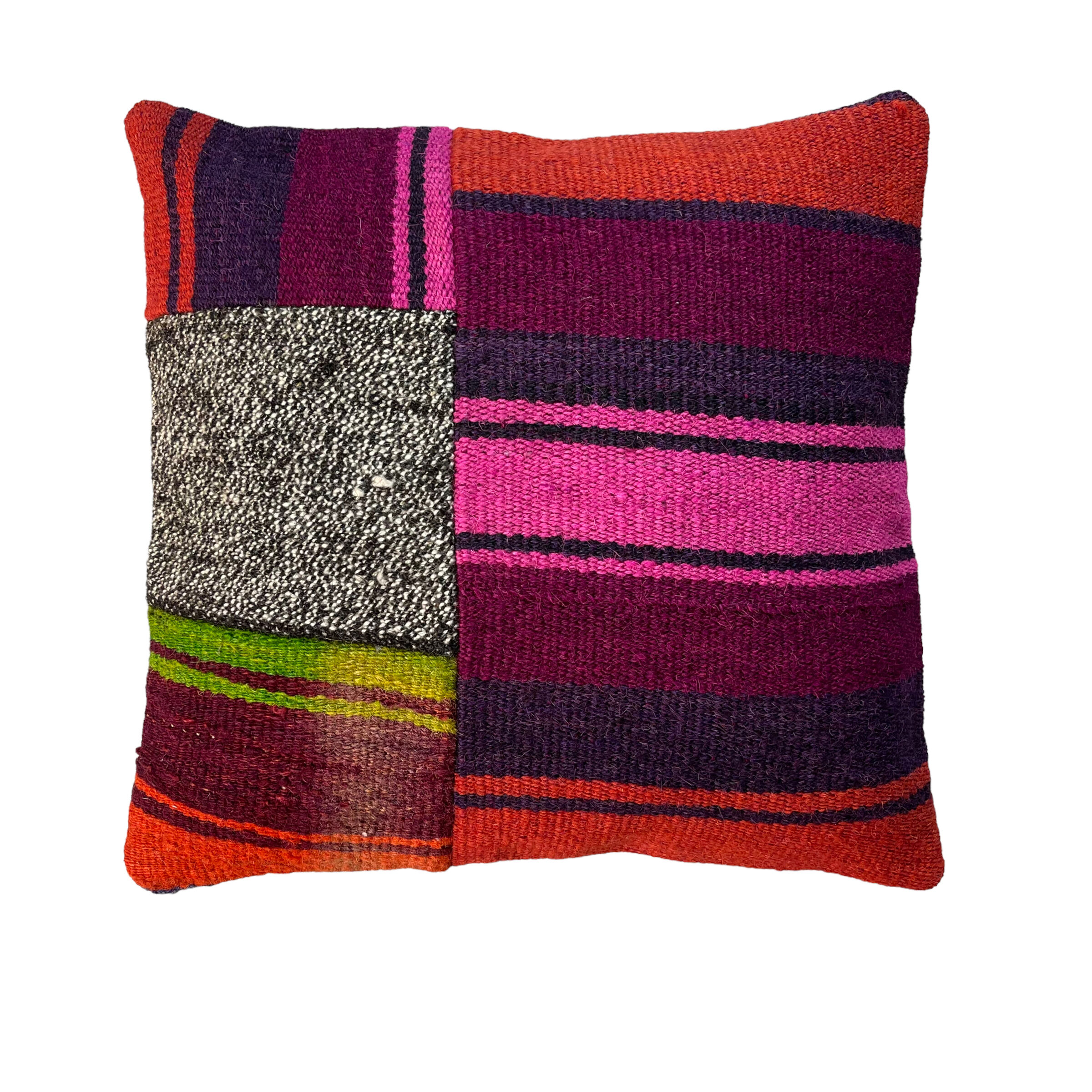 Housse de coussin kilim turc vintage 40 x 40 cm