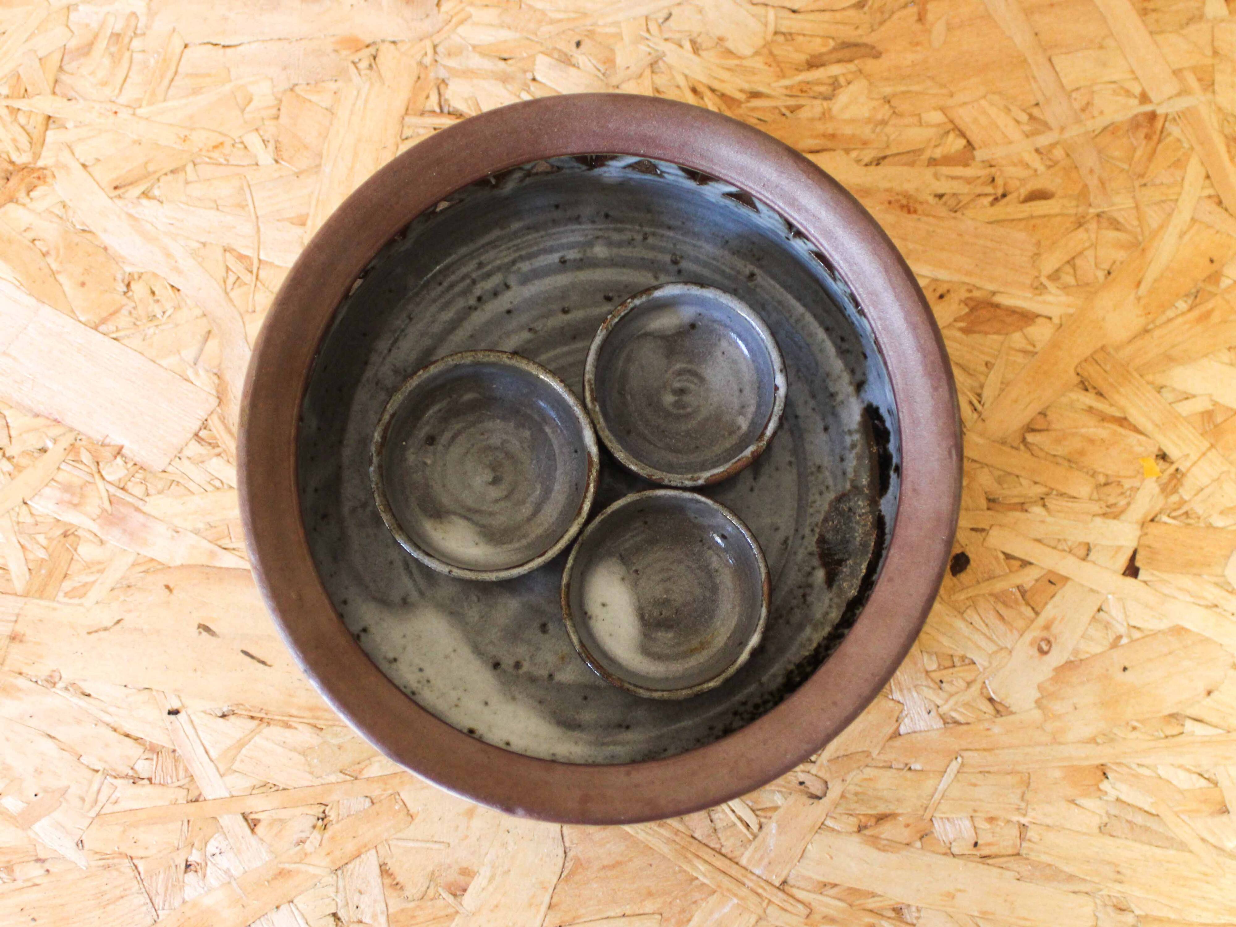 Stoneware lantern - Chantal and Thierry Robert