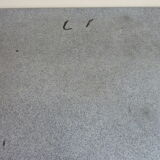 Metal kitchen table with gray speckled enameled top from the 1940s