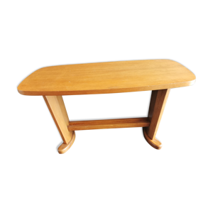 Table basse vintage style scandinave chêne