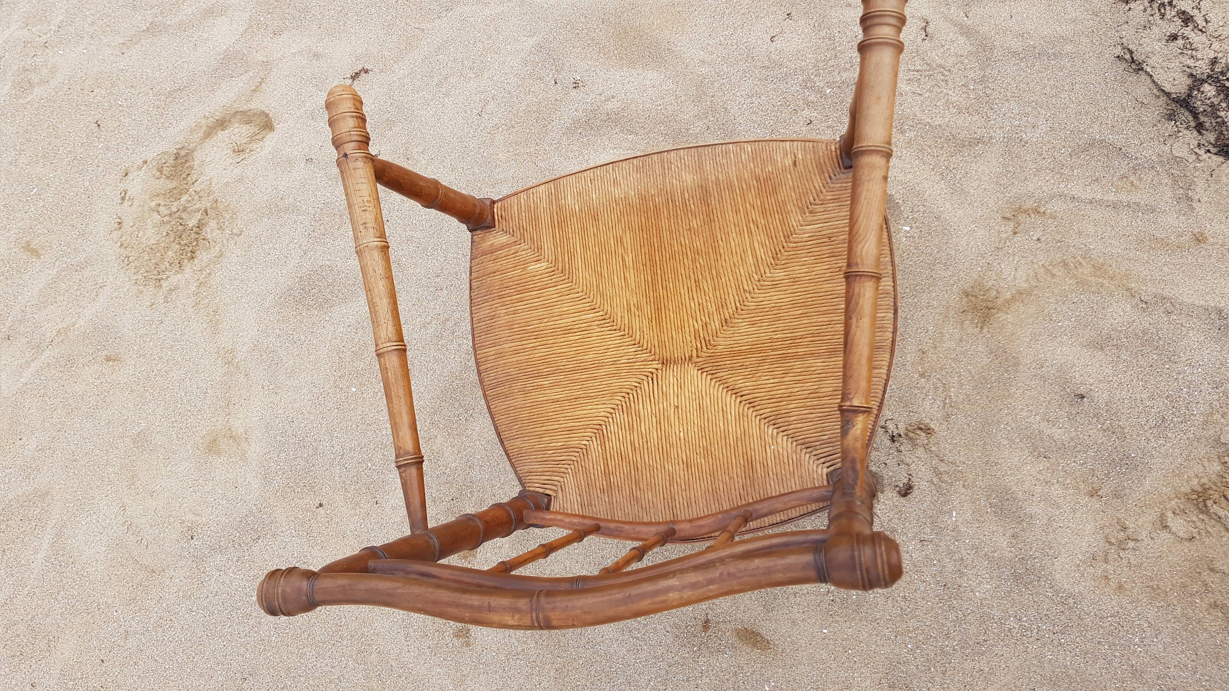 Bamboo armchair