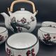 Teapot and 5 cups inspired by Japan