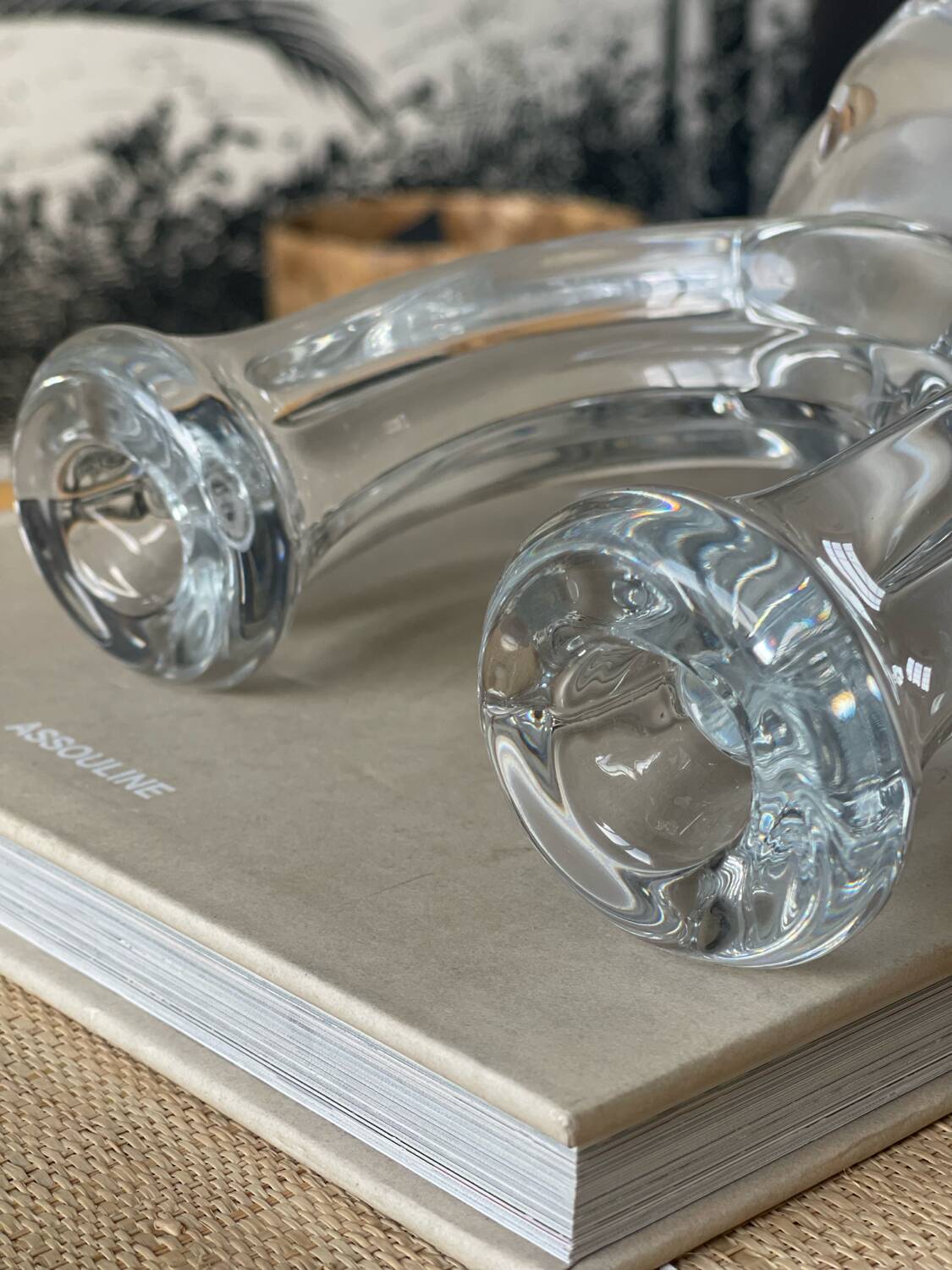 Crystal candle holder 1950.