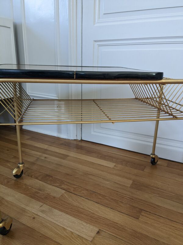 Table d'appoint range vinyles