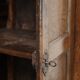 Antique oak farmhouse cupboard from the 17th century with original fittings