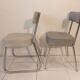 Pair of vintage gray Ronéo chairs