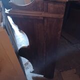 3 wooden choir stalls