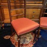 Paire de chaises en palissandre XIXe Napoléon III