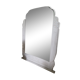 Grey art deco mirror
