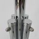 Standing chrome-plated Tubax coat rack