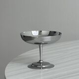 6 vintage stainless steel dessert bowls
