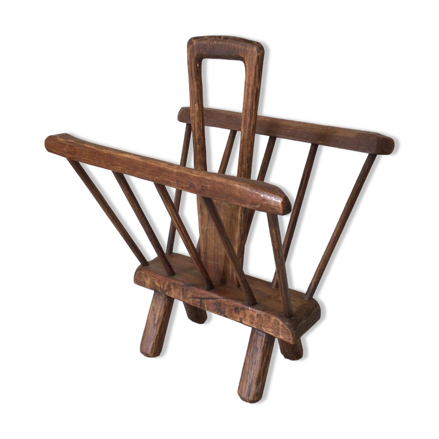 Brutalist Oak Magazine Door