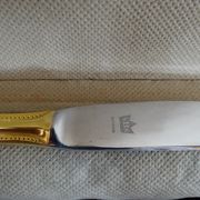 Ménagère Bestecke Solingen 70 pieces gold plated 24 carat for 12 people