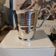 Antique silver-plated cup of Saint Medard