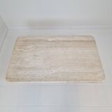 Rectangle Travertine Coffee or Side Table, Italy 1980's