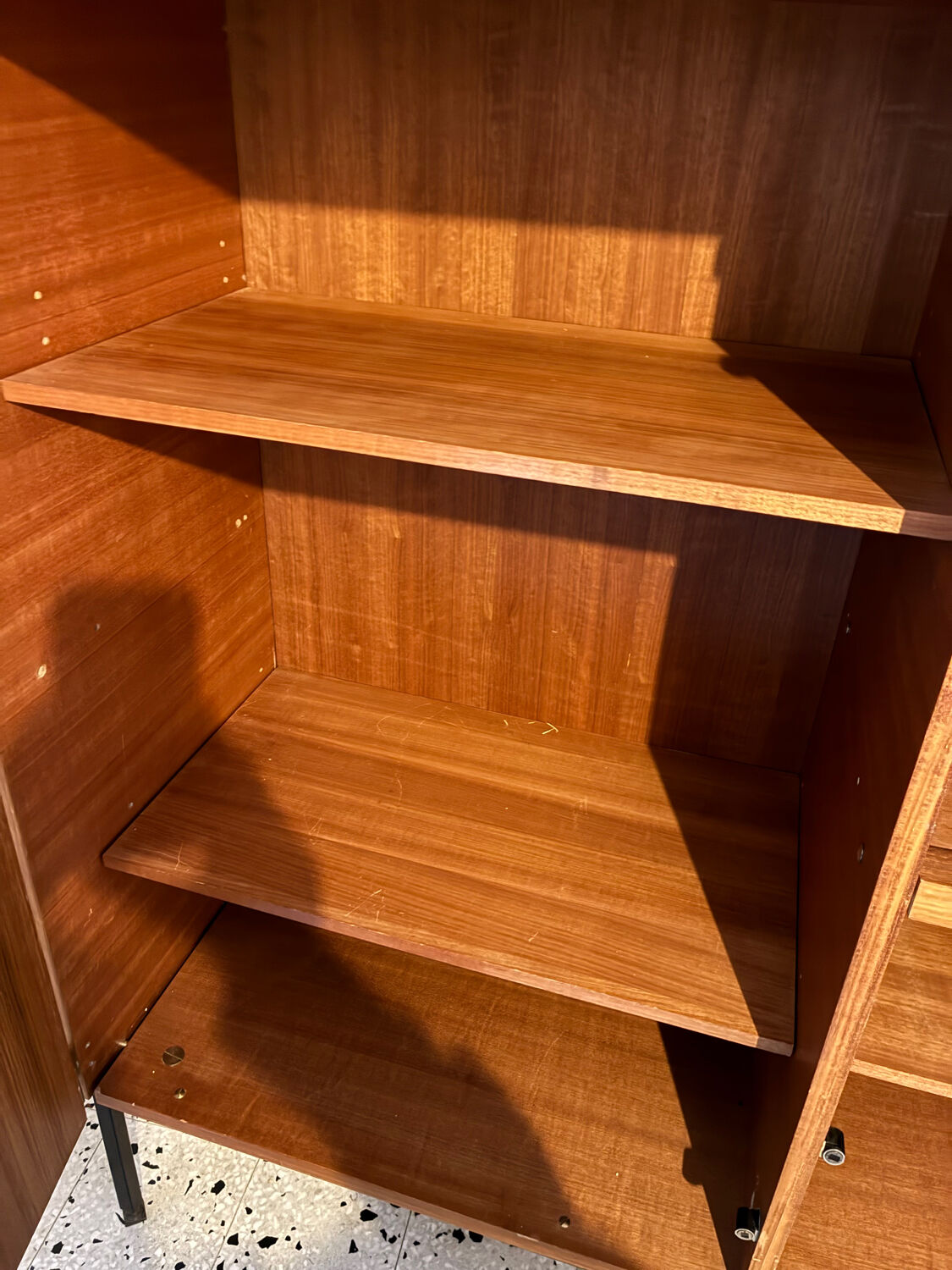Luigi Bartolini teak sideboard, Scandinavian design, 1950s-60s
