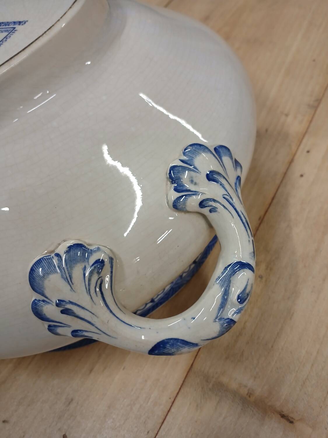Old soup tureen Digoin and Sarreguemines
