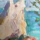 Signed painting Oil on cardboard dimensions: height -25cm- width -30cm-