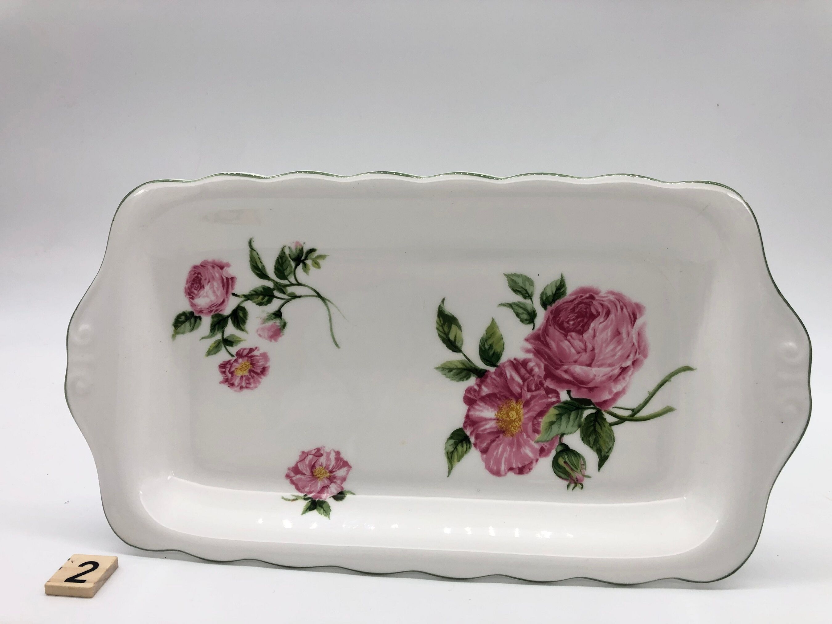 Two rectangular serving dishes, "The National Trust – England"