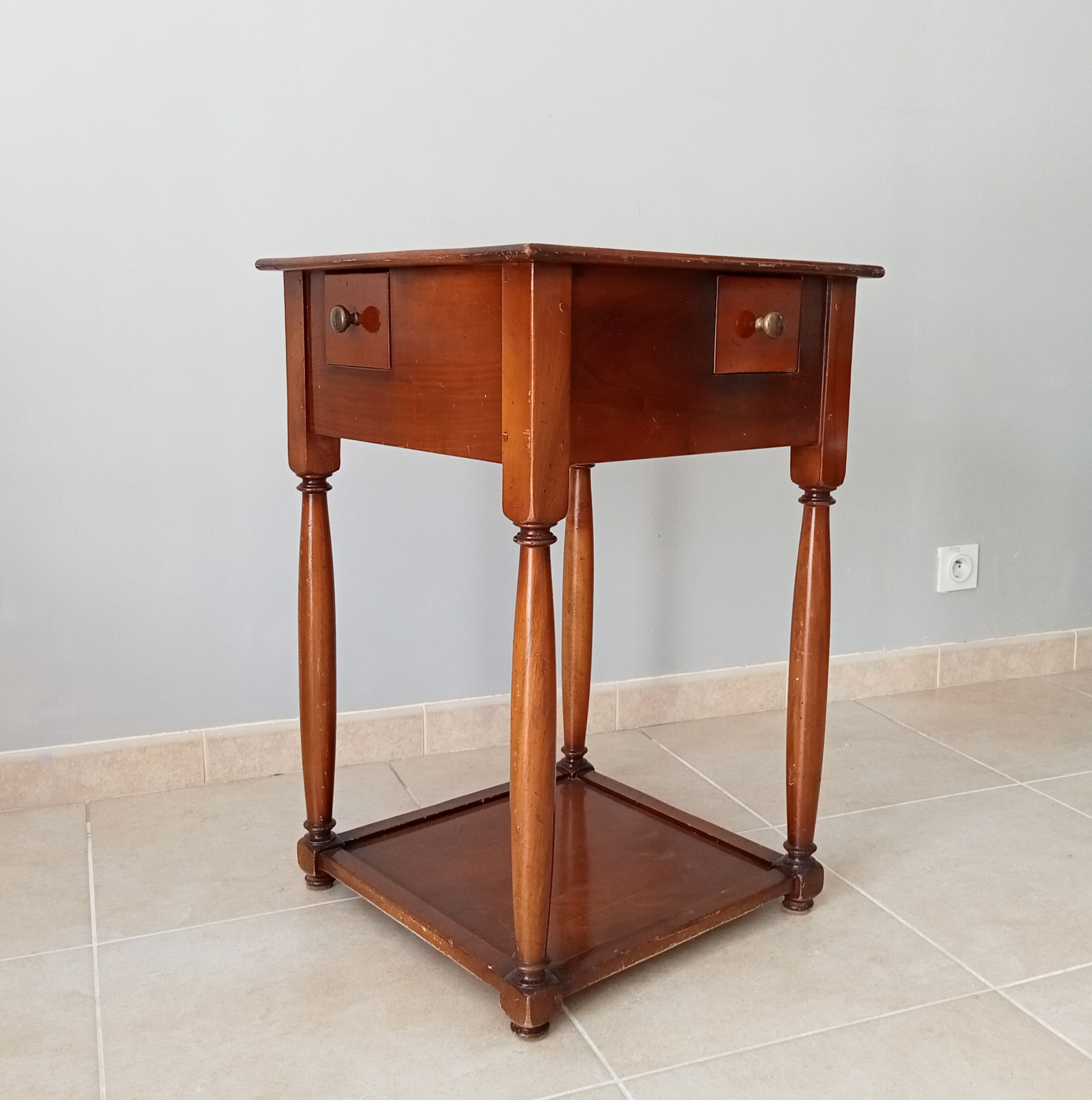 Vintage mahogany side table 50s