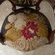 Louis XV armchair with floral upholstery