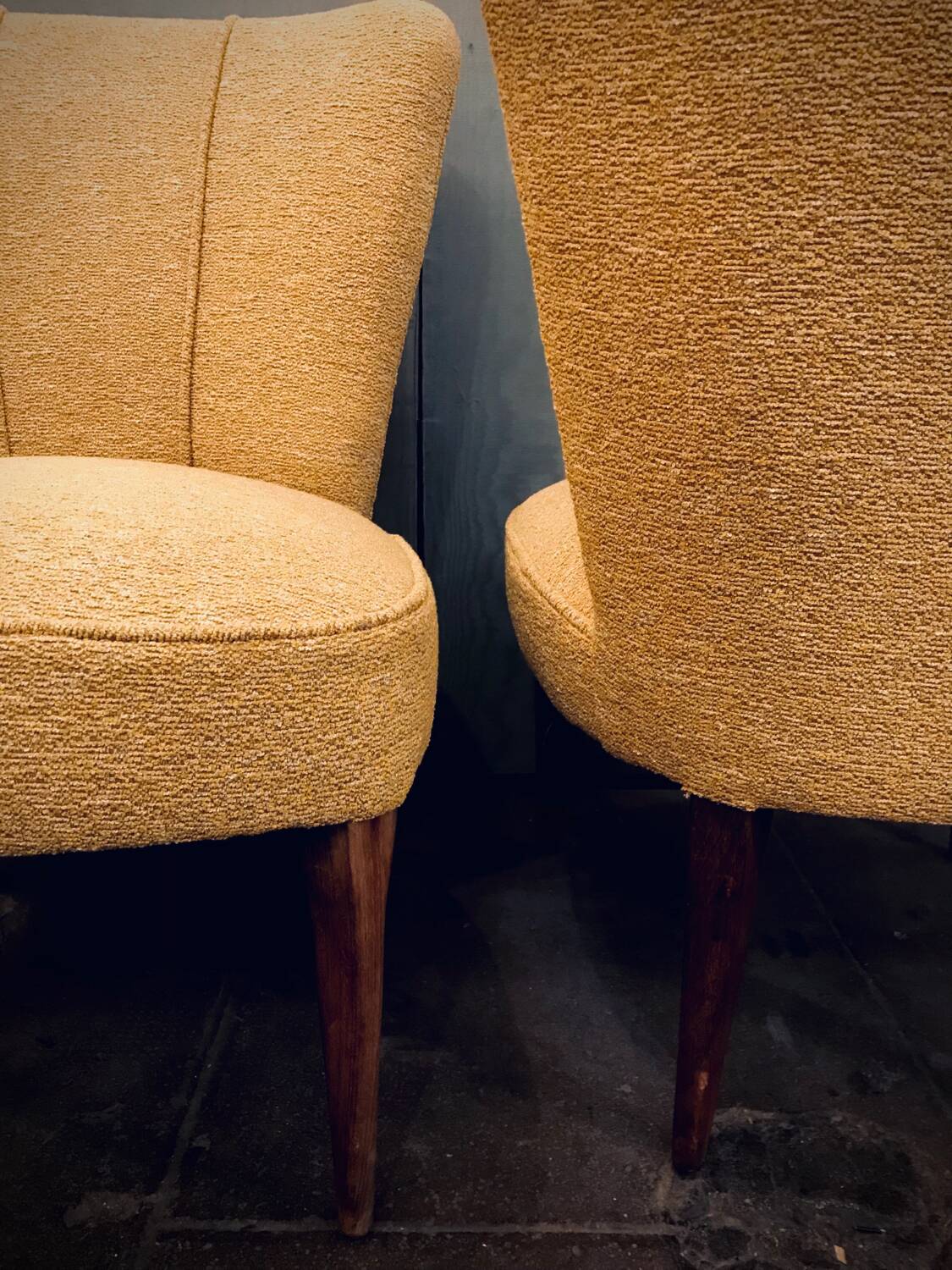 Paire de chaises cocktails vintage année 50