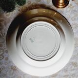 6 mismatched earthenware soup plates lot 8