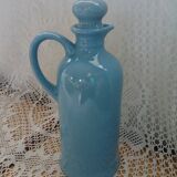 Blue ceramic bottle
