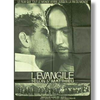 Poster movie original 1964.Evangile according to St Mathieu.60x80 cm. Pier Paolo Pasolini