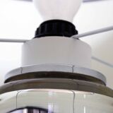 Églomisé glass table lamp