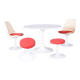 Mid-Century Aluminium Seating Set by Eero Saarinen, Germany, 1950s, Set of 5