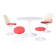 Mid-Century Aluminium Seating Set by Eero Saarinen, Germany, 1950s, Set of 5