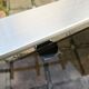 Vintage coffee table square smoked glass 1960s-1970s
