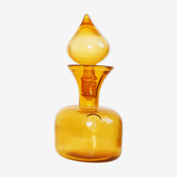 Carafe orange vintage Empoli des années 50