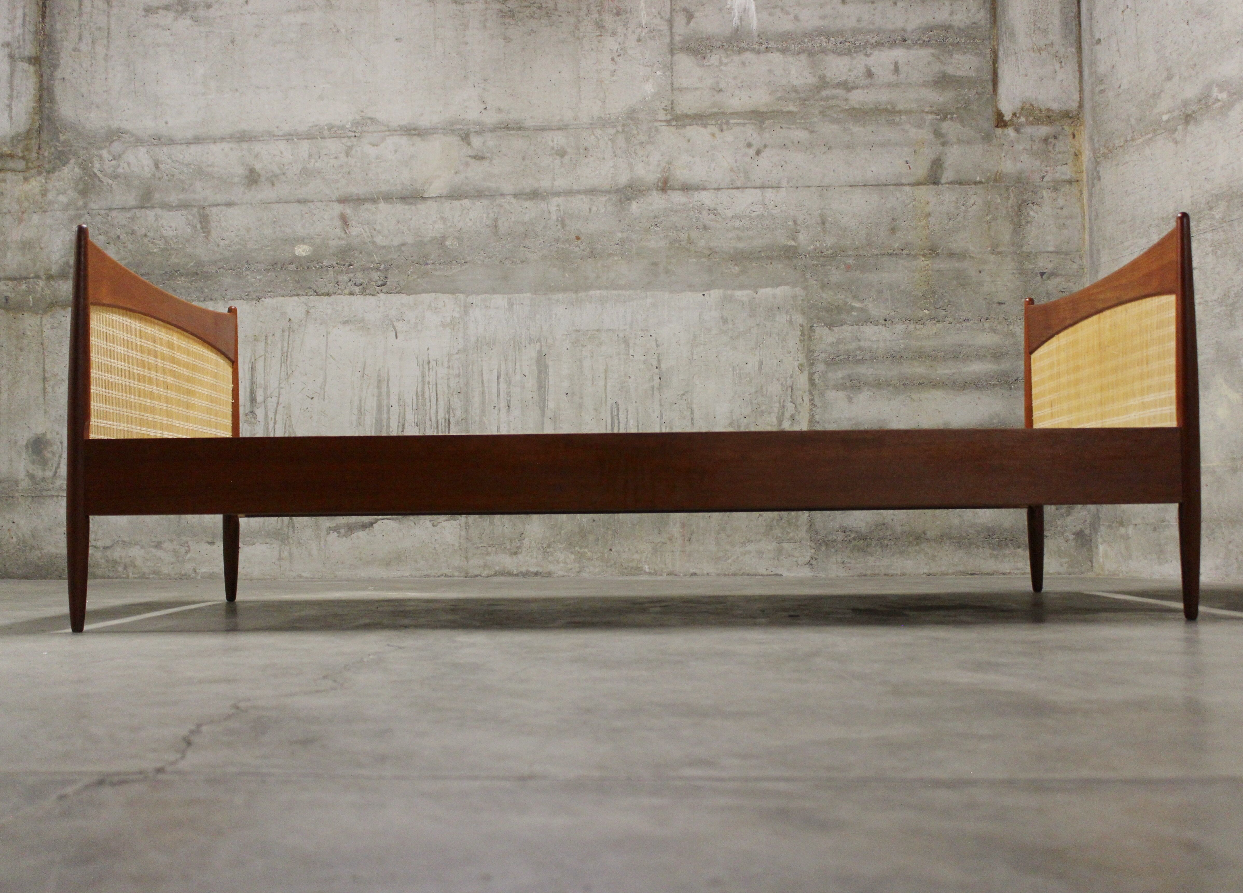 Teak Mid-Century Bed 110cm